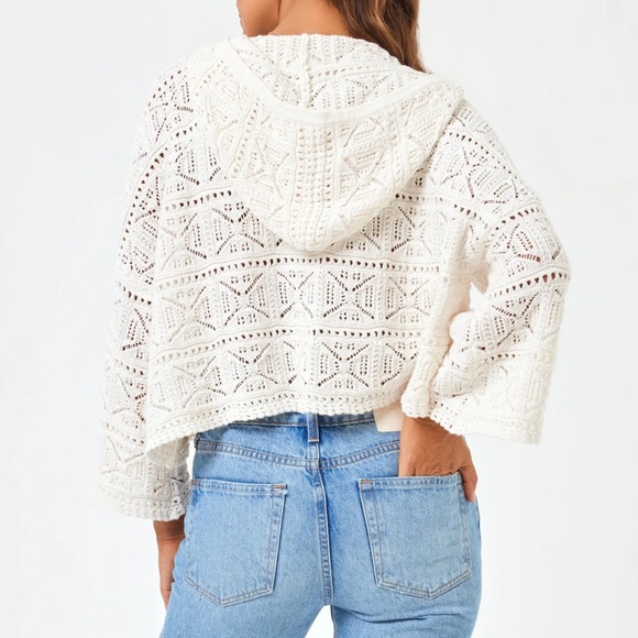 L*space Jersey Diamond Eyes Sweater XS - Picture 2 of 6